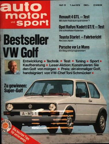 Zeitschrift auto motor - auto,
