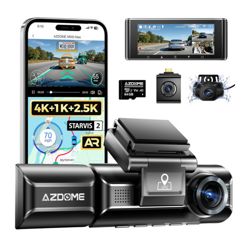 Dashcam kanal 2160p - 3, 64gb