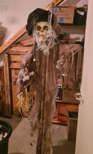 Halloween Hexe Skelett Animatronic Dekoration Indoor Outdoor