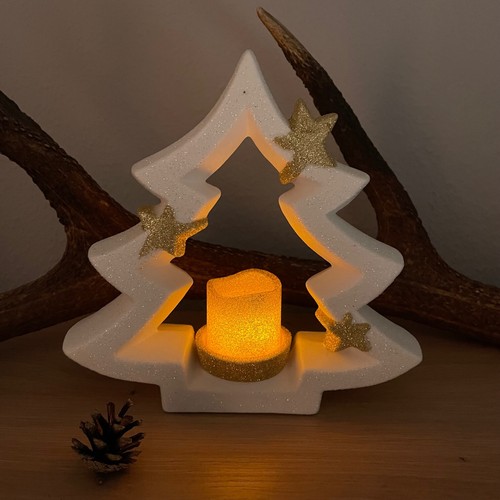 Weihnachtsbaum aus keramik mit - weihnachtsbaum,