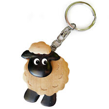 Schaf Schwarzkopfschaf Holz Anhänger Schlüsselanhänger Taschenanhänger