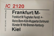 Zuglaufschild 30*21cm IC
