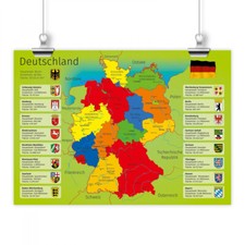 Kinder Lernposter Deutschland