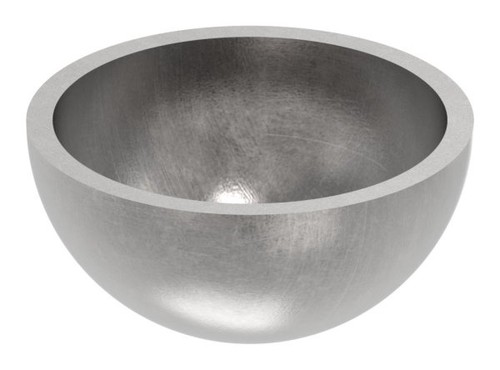 Halbhohlkugel stahl roh - roh, Ø