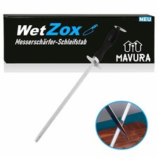 WETZOX Wetzstahl Messerschleifer Wetzstab Messerschärfer Schleifstab dick 29cm