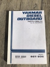 Yanmar diesel model - yanmar, d27/d36