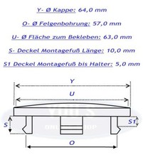 Nabenkappe nabendeckel ohne - nabenkappe,