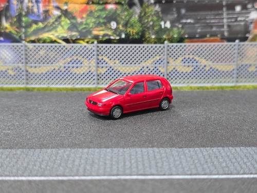 Herpa polo türig rot - vw,