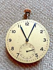 Antikes Alpina Taschenuhrwerk Ankerhemmung Kal. 337 - 42 mm Schweiz ca. 1930