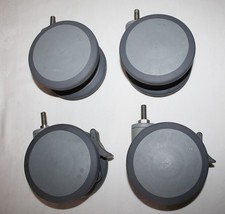 Blickle Schwerlastrollen Doppelrollen 4 Stk. Shock Absorbing mit Gewindestift