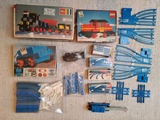 Lego 12V / 4,5V Eisenbahn Konvolut (723 mit OVP, 103, 106, 755,...)