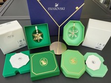 SWAROVSKI Konvolut Weihnachtssterne 3D 2022 + 2023 Christmas Ornament Set+ Extra