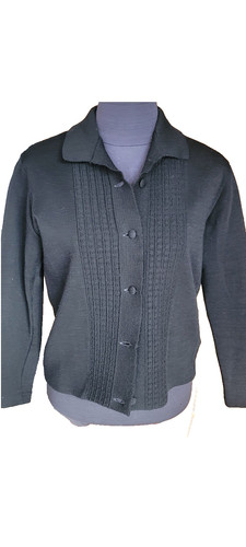 Strickjacke schwarz 40 - strickjacke,