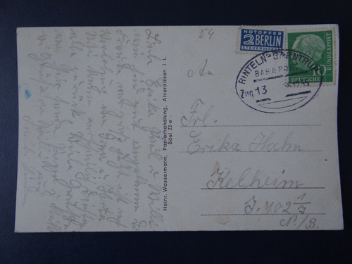 Postkarte alverdissen - alverdissen,