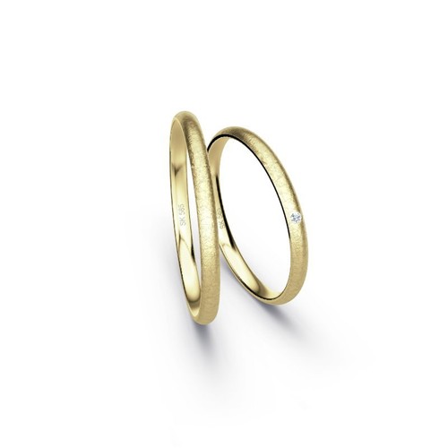Paar trauringe 585 gold - trauringe,