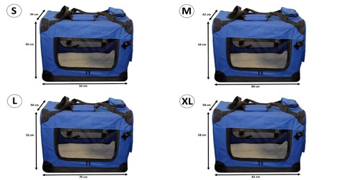 Faltbare hundetransportbox - faltbare,