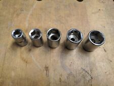 Steckschlüsselsatz 5-teilig 6-kant Zoll - Harley Davidson zöllig 1/2" Antrieb