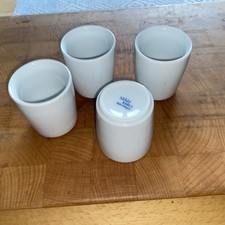 Kahls 4 Minibecher Five Senses weiss 0,09 l