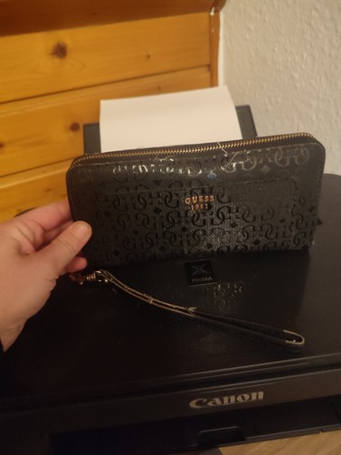 Guess damen geldbörse schwarz - guess,