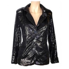 DAMEN PAILETTEN JACKE JACKET