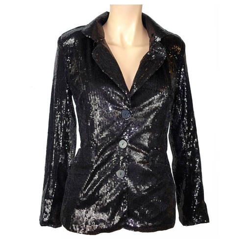 Damen pailetten jacke jacket - jacke,