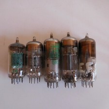 5 Vintage Röhrenlampen Radio ECF80 EF80 DARIO ECF82 MAZDA EL183 BELVU N4712