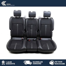 Sitze hinten Rücksitzbank Rücksitze Ford C-Max 2 DXA Teilleder Schwarz