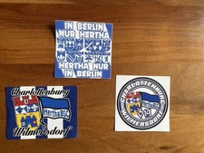 Hertha BSC Aufkleber RAR Ultras Selten Sammler KSC Karlsruhe Berlin Sticker