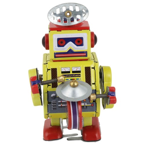 Roboter mit trommel - roboter,