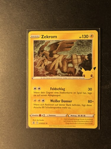 Zekrom 010 025 holo - 010/025, pokemon