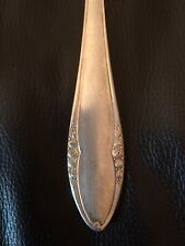 1 Wellner Gabel Besteck Biedermeier Rokoko 21 cm 100er versilbert mit Punze