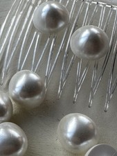 10 Knöpfe 8mm klein Perle