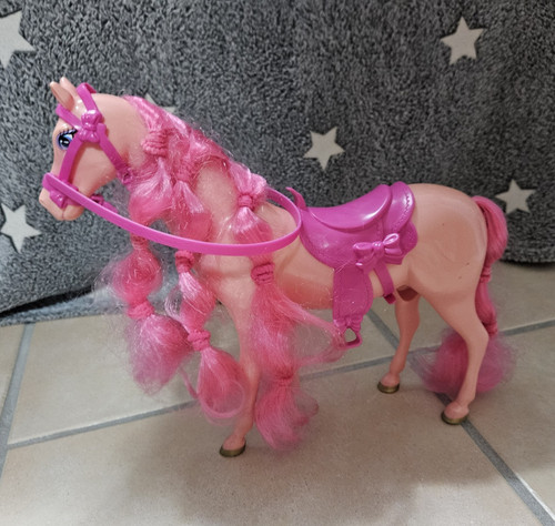 Barbie prinzessinnenpferd rosa - prinzessinnenpferd,