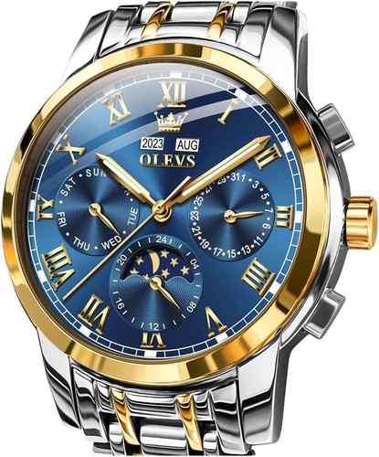 Herrenuhr mondphase kalender - herrenuhr,