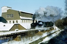 3 Original Dias DDR Reichsbahn 99 1561 u 99 1568 Streckewalde Oberschaar 1984