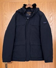 WOOLRICH Jacke Winterjacke Parka Gr. L Herren Blau Marine Fellkragen NP 899,- €