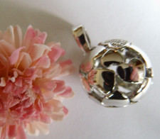 Pierre Lang Schöner silberfarbener Kugelanhänger ca. 4 cm  mit Schluppe