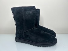UGG Black Suede Swarovski