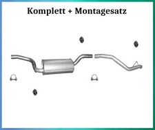 Endtopf mit Endrohr für  Ford Focus II Turnier 1.4 1.6 Auspuff Montagesatz