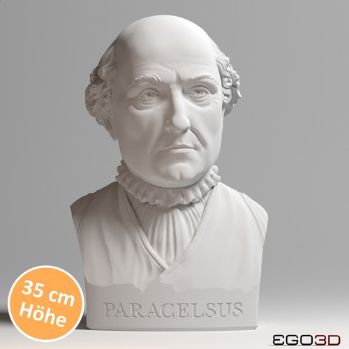 Paracelsus büste - paracelsus,