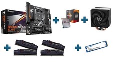 Bundle Mainboard + CPU, RAM & SSD (Gigabyte B550M, AMD Ryzen5 5600X, 32GB & 1TB)