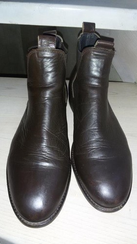 Men selected boots brown - selected,