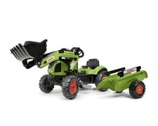 FALK Tret-Traktor Claas Lader + Hänger 2 - 5 Jahre Neu/OVP Outdoor Trecker Neu