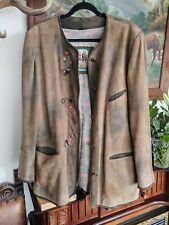 Damen Lederjacke Trachtenjacke