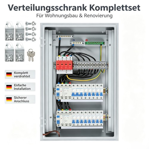 Unterverteilung verdrahtet