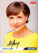 Original Autogramm Mari Lang