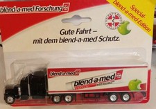 Rarität 1:87 LKW Blend a Med Zahnpasta Classic Apfel US Satteltzug Truck  b1