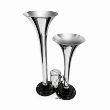 12/24V Chrom Fanfare Zweiklang