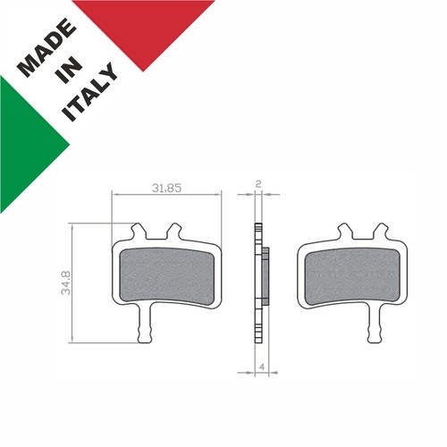 Brenta sintermetall avid - avid, bb7