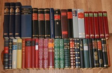 42 Bücher: Romane, Erzählungen, Klassiker, Werke in LEDER gebunden. Konvolut.